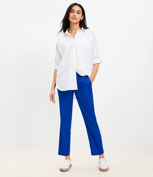 Riviera Slim Pants Linen Blend