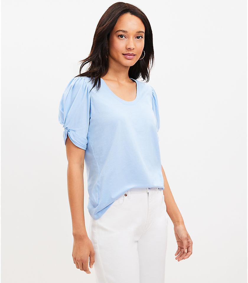 Knotted Sleeve Tee