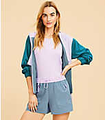 Lou & Grey Colorblock Wanderweave Shorts carousel Product Image 1