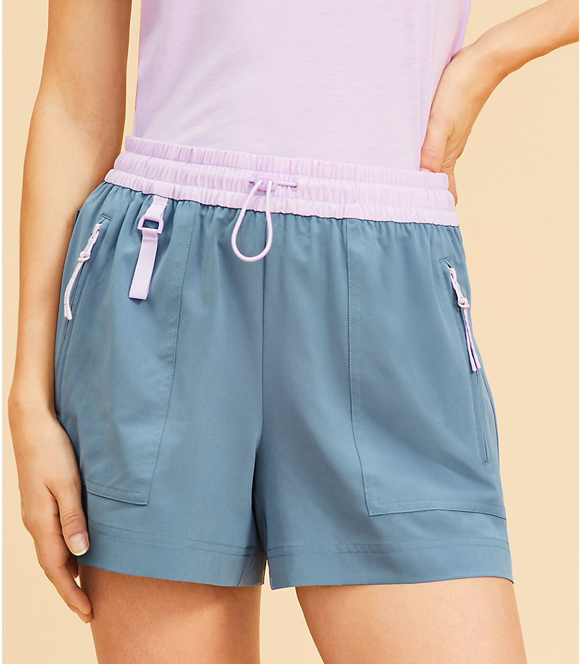 Lou & Grey Colorblock Wanderweave Shorts