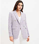 Tweed Double Breasted Blazer carousel Product Image 2