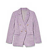 Tweed Double Breasted Blazer carousel Product Image 5