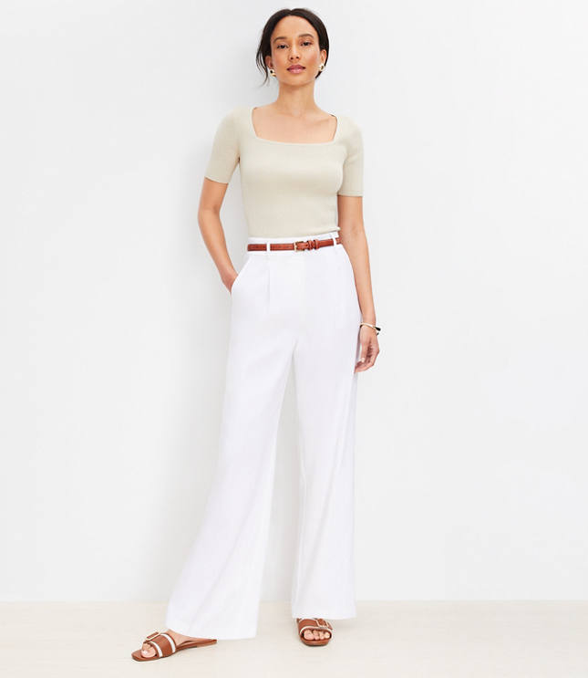 Peyton Trouser Pants Linen Blend