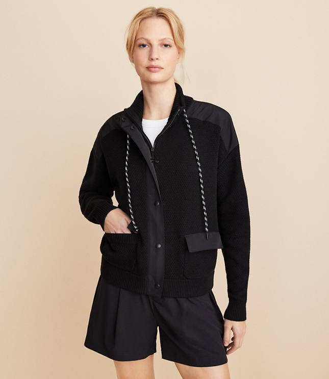 Lou & Grey Luvstretch Zip Jacket - Black