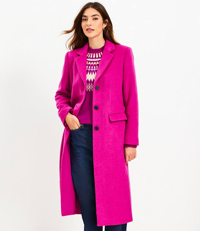 Women's petite outlet wool blend coats