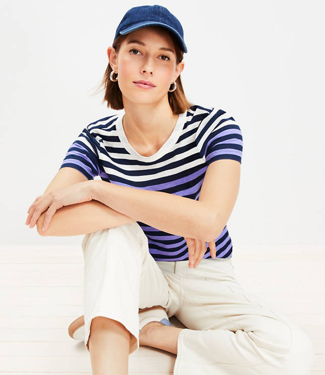 Striped Everyday Crew Tee
