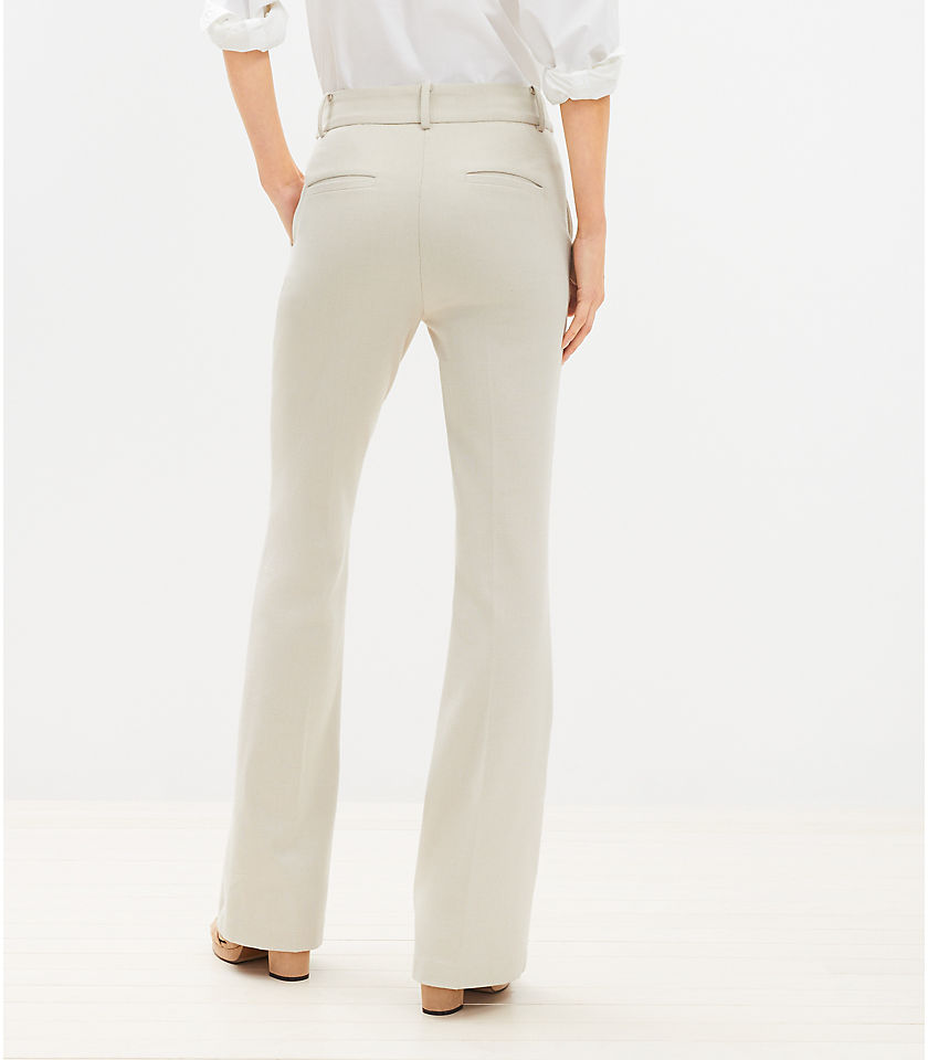 Petite Pintucked Sutton Flare Pants