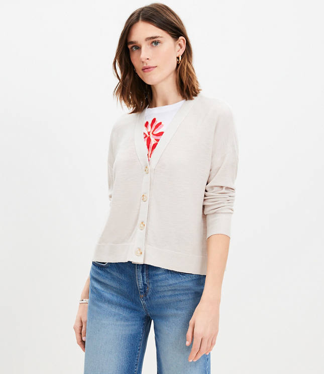 Drop Shoulder Cardigan