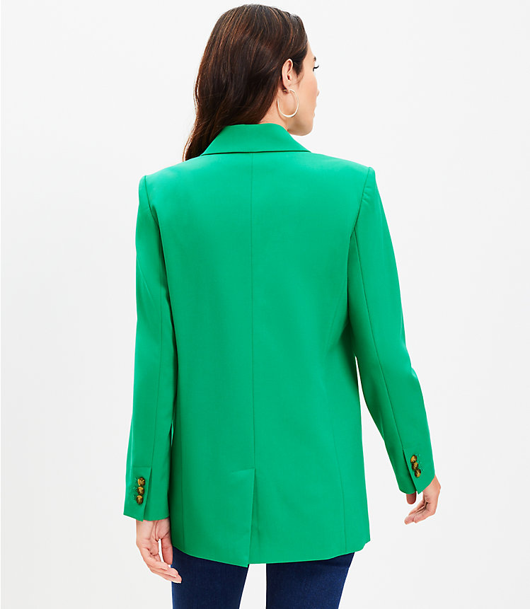 Petite Oversized Two Button Blazer image number 3