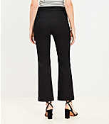 Petite Belted Sutton Kick Crop Pants carousel Product Image 3