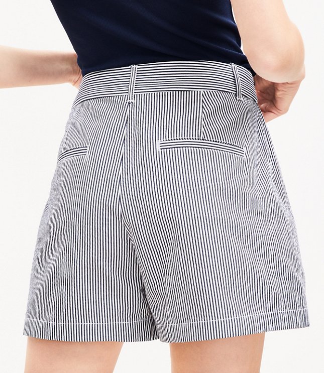 Palmer Shorts in Seersucker Stripe