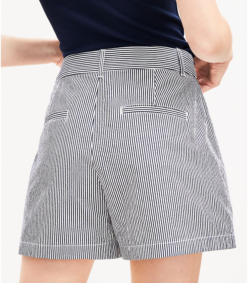 Palmer Shorts in Seersucker Stripe