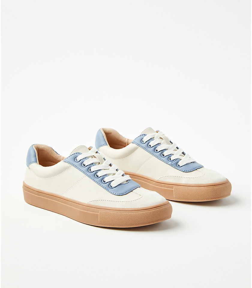 Varsity Lace Up Sneakers