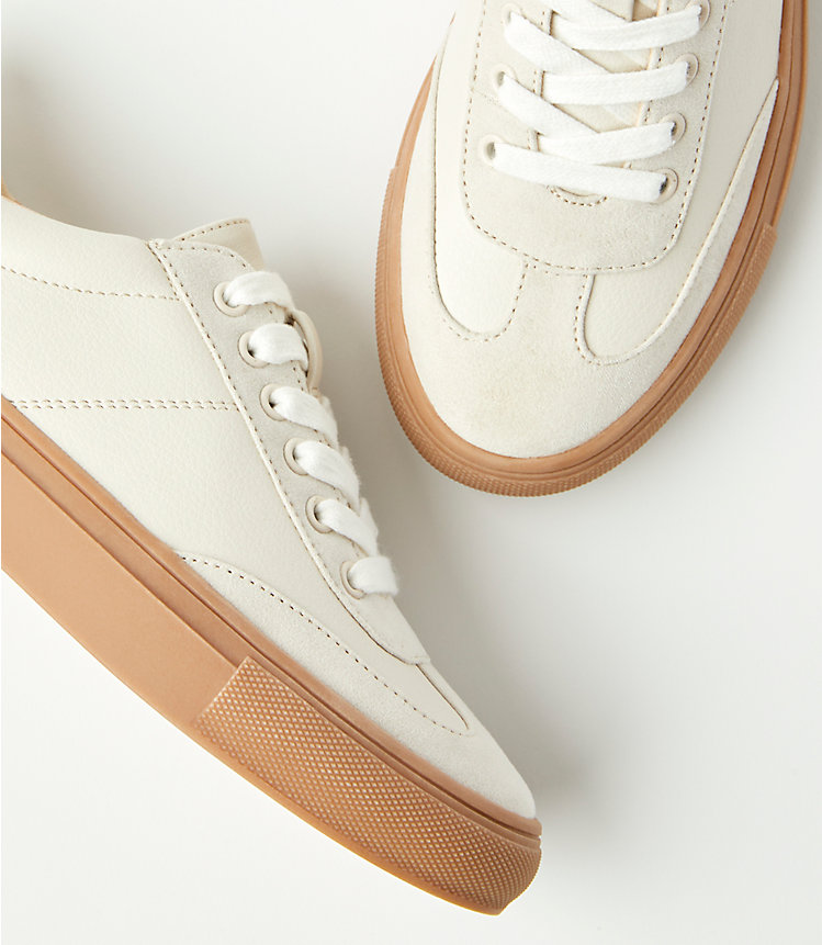 Varsity Lace Up Sneakers image number 1