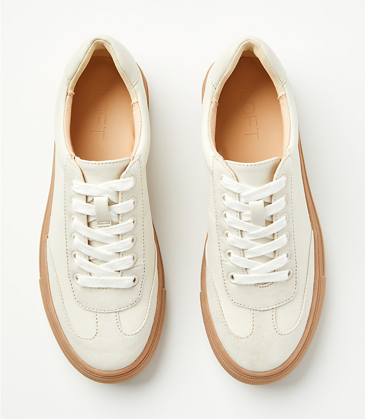 Varsity Lace Up Sneakers image number 2
