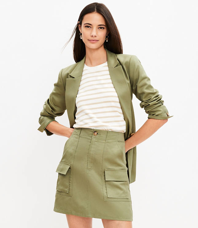 Petite Cargo Skirt