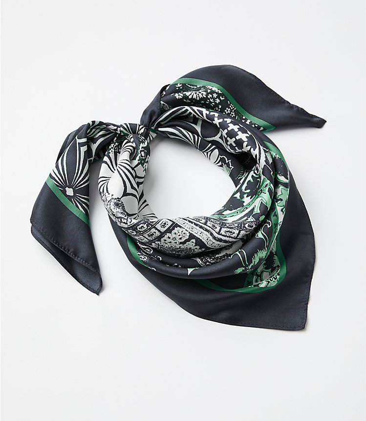 Patchwork Silk Scarf image number null