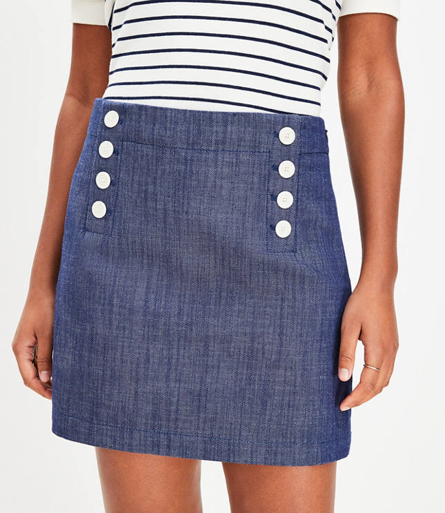 Petite Admiral Pocket Skirt