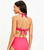 LOFT Beach Knot Front Halter Bikini Top carousel Product Image 3