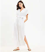 LOFT Beach Triple Cloth Short Sleeve Maxi Dress carousel Product Image 1