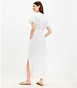 LOFT Beach Triple Cloth Short Sleeve Maxi Dress carousel Product Image 3