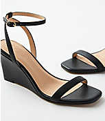 Modern Ankle Strap Wedge Heels carousel Product Image 2