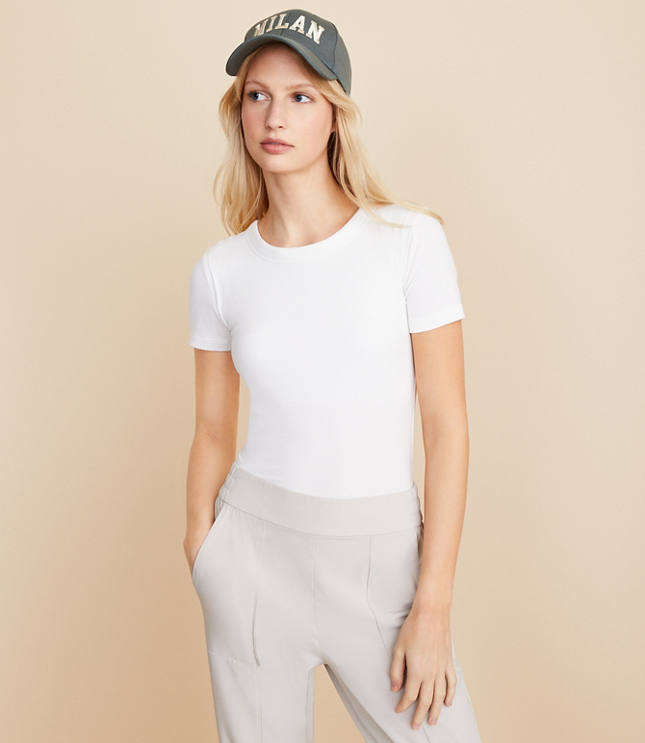 Lou & Grey Ribbed Bra Tee