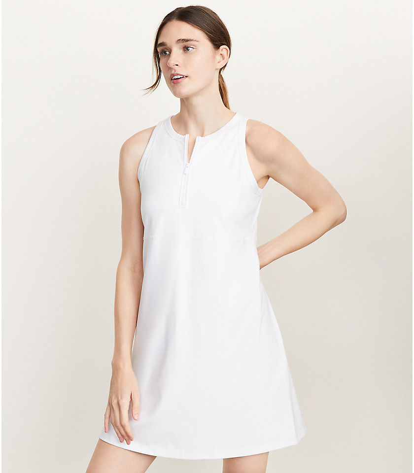 Petite Lou & Grey Zip Softsculpt Mini Tennis Dress