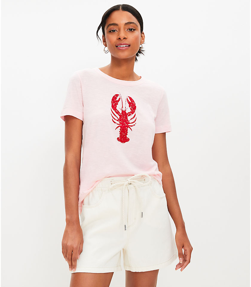 Petite Lobster Everyday Crew Tee
