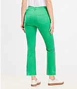 Petite Fresh Cut High Rise Kick Crop Jeans in Juicy Lime carousel Product Image 3