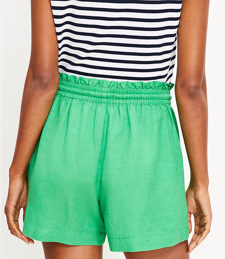 Petite Breezy Shorts in Linen Blend image number 2