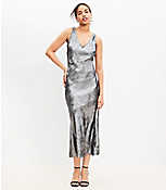 Shimmer Bias Slip Dress carousel Product Image 1