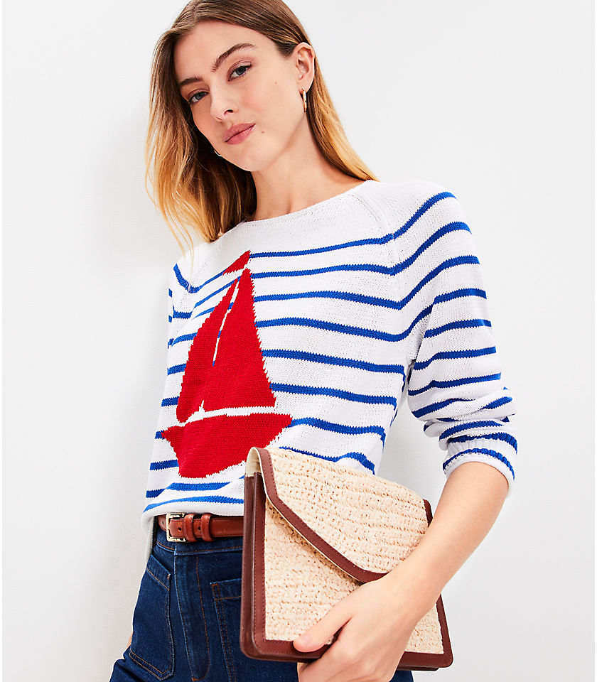 Petite Sailing Stripe Sweater