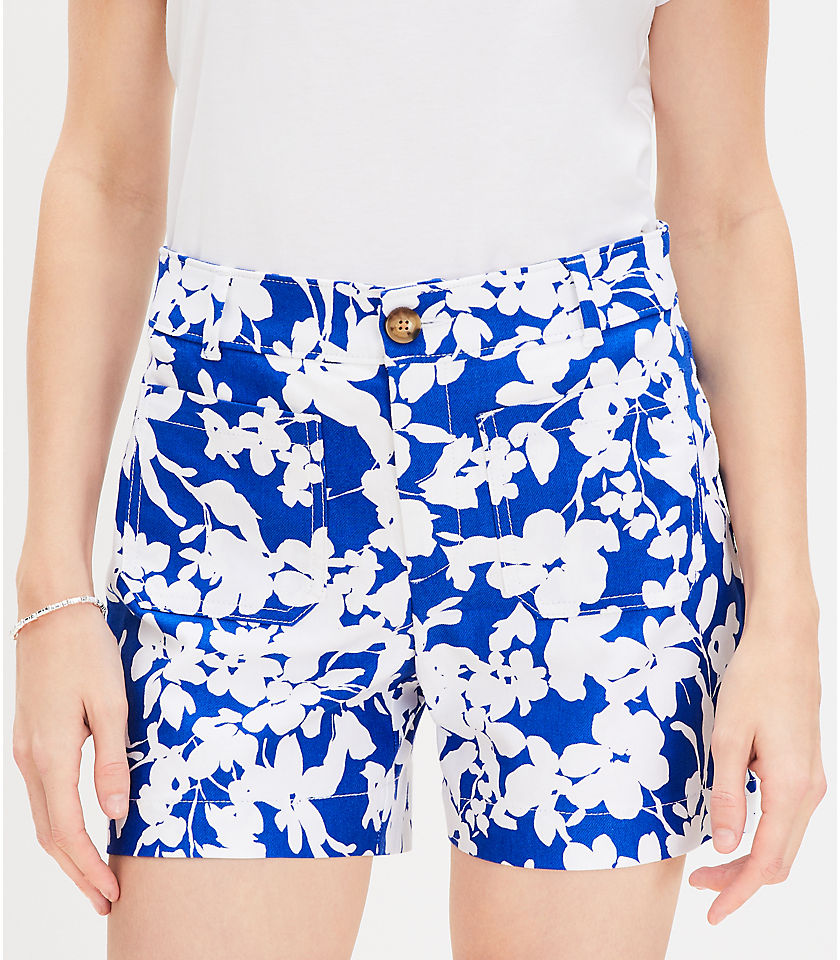 Palmer Shorts in Forget Me Not Twill