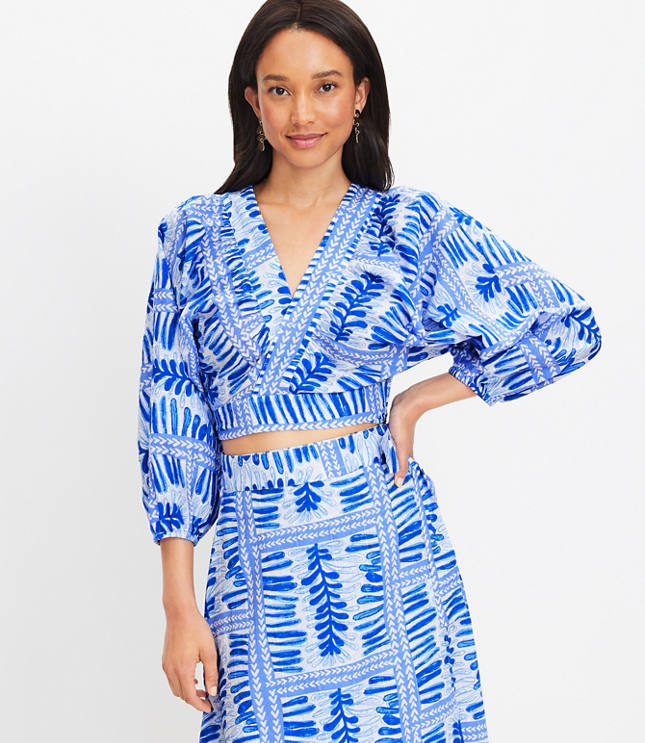 LOFT Beach Wrap Top