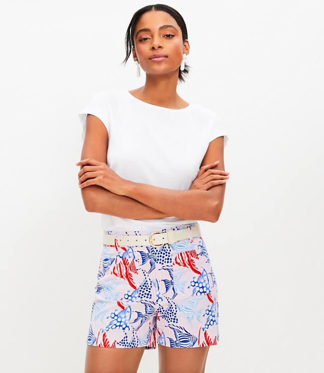 Palmer Shorts in Fish Print