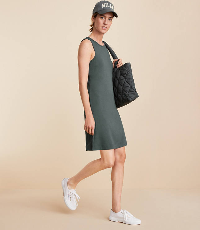 Lou & Grey Ribbed Active Mini Dress