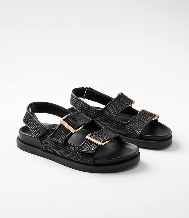 Mudd molded best sale double strap sandals