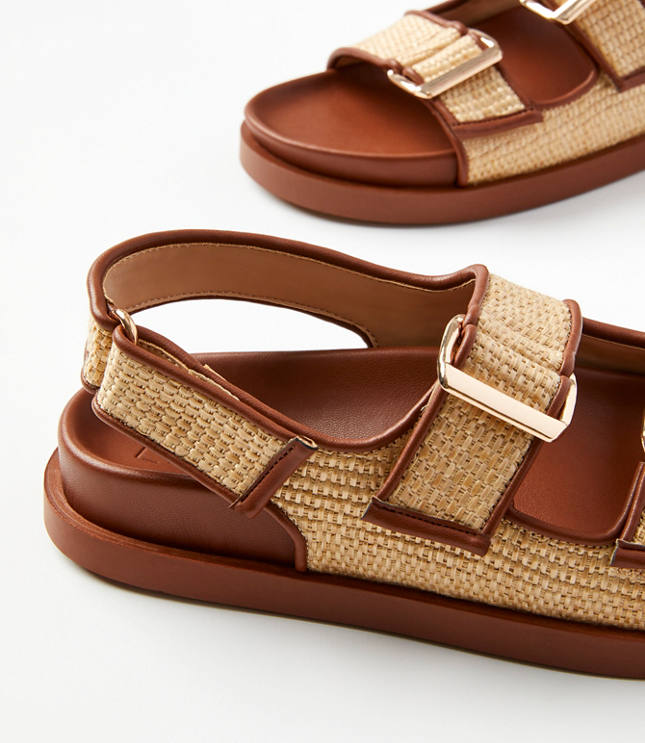 Double Strap Molded Footbed Sandals