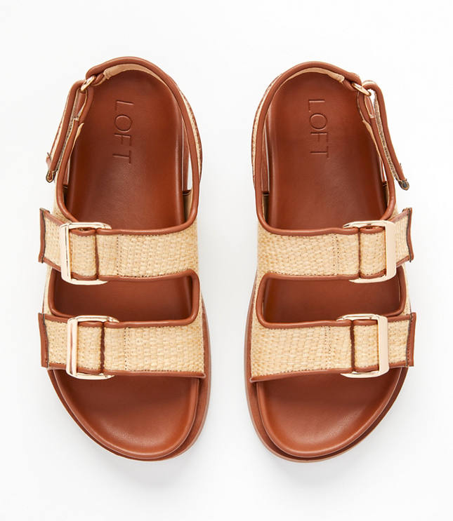 Double Strap Molded Footbed Sandals