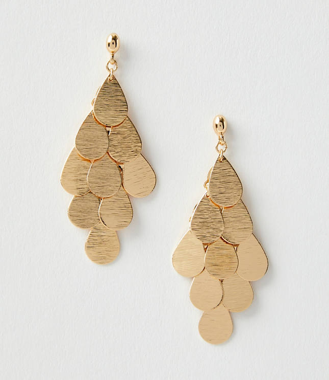 Metallic Chandelier Earrings