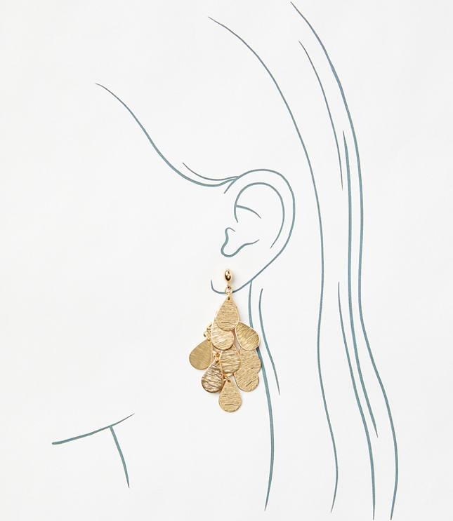 Metallic Chandelier Earrings