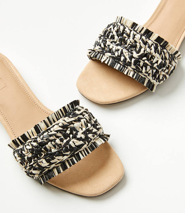 Cinched Slide Sandals