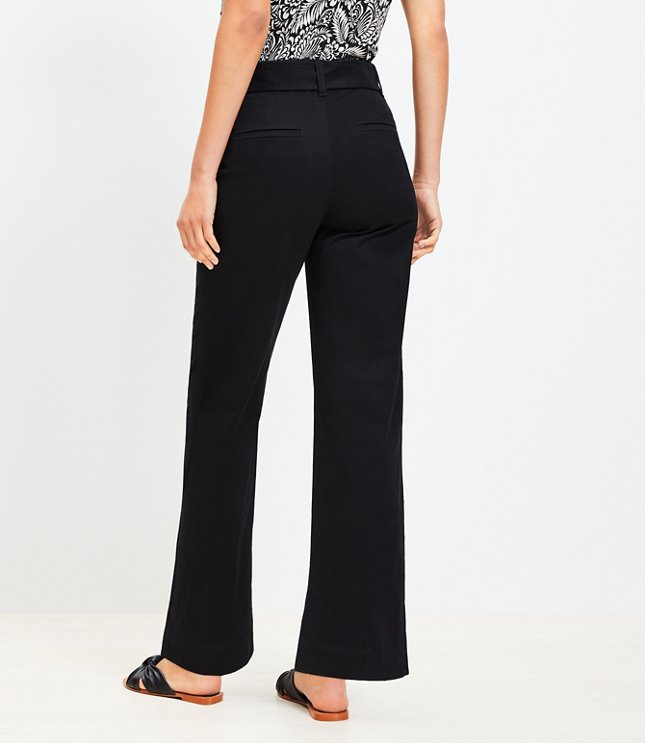 Petite Utility Straight Pants Twill