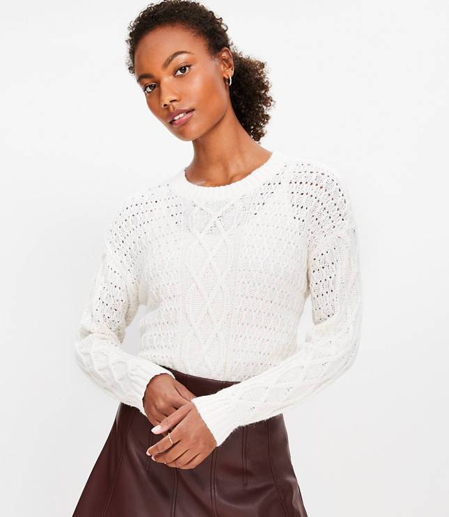 Loft Cable Sweater