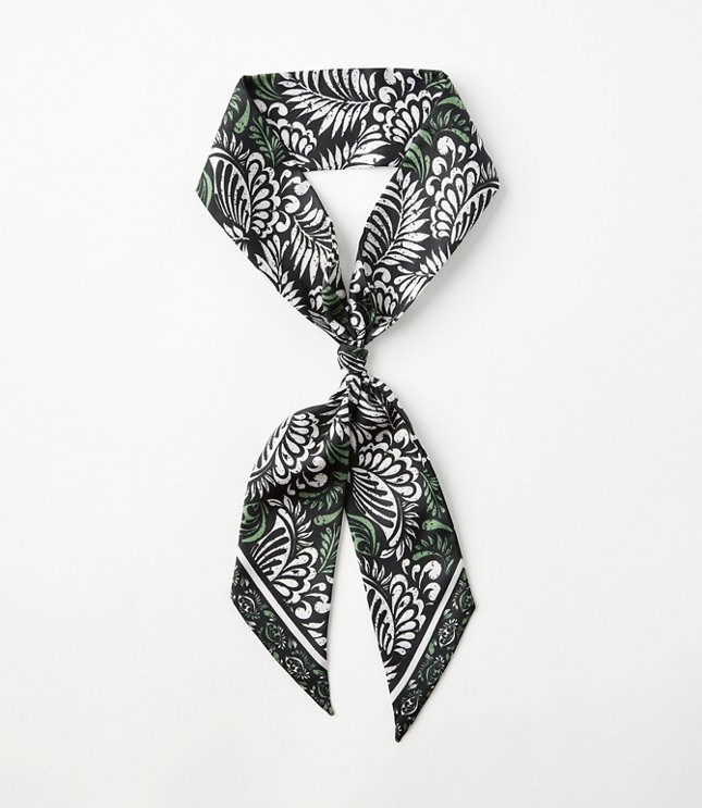 Ribbon Floral Scarf