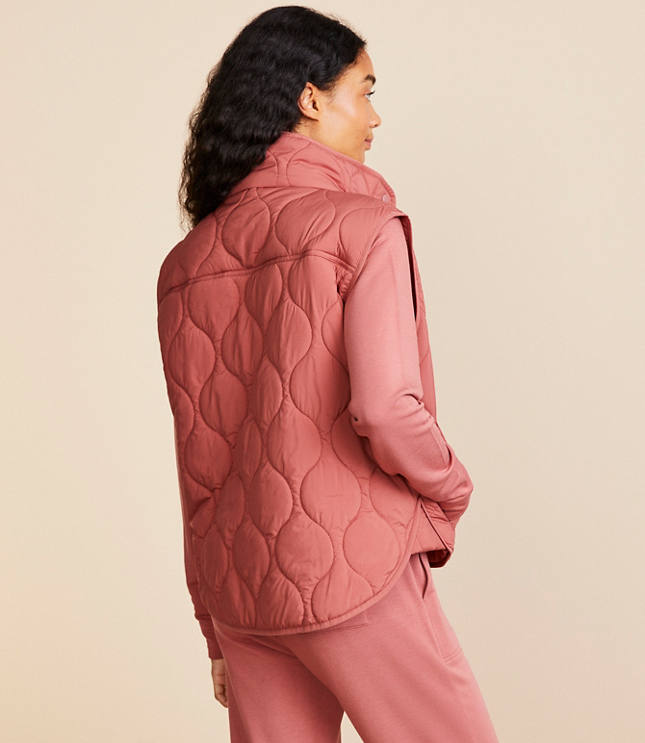 Lou & Grey Quilted Pocket Vest