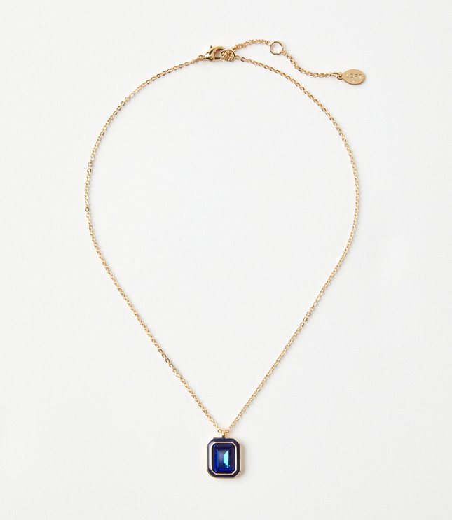 Modern Square Drop Necklace