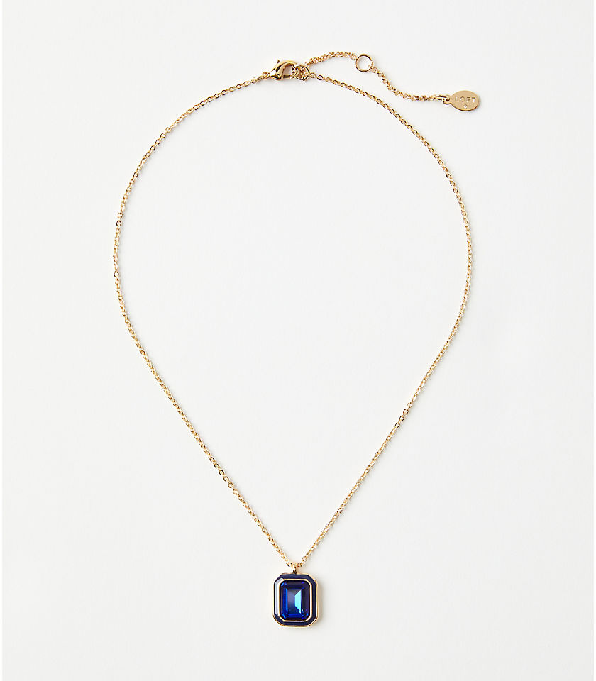 Modern Square Drop Necklace