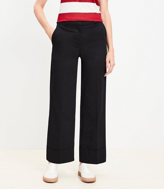 Petite Stovepipe Pants in Twill